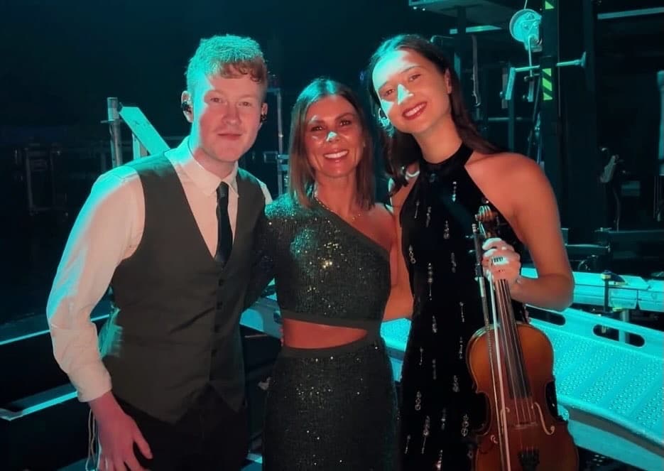 Backstage photo from Celtic Steps: An Irish Christmas in Eindhoven