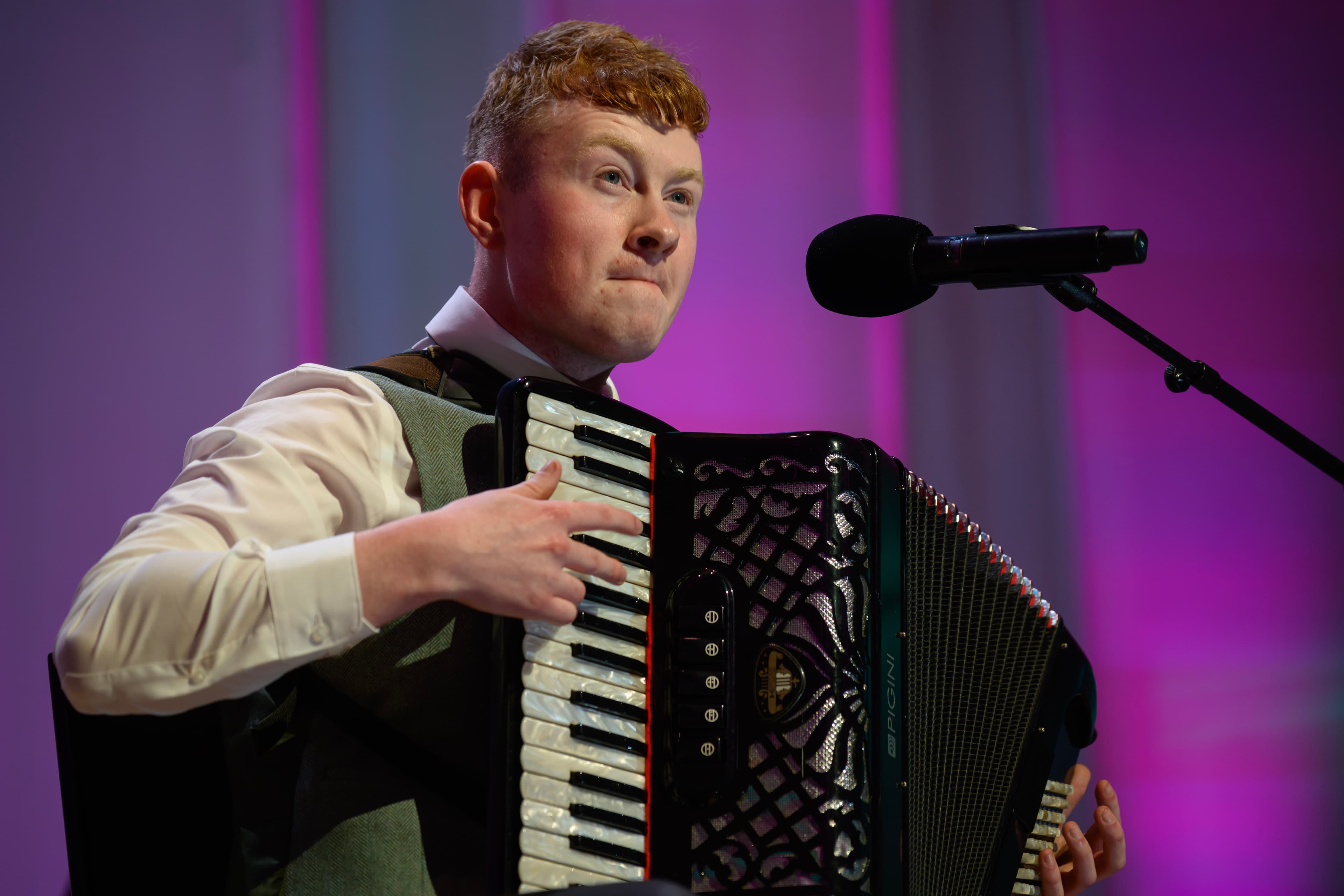 Calum McGregor final portrait for BBC Radio Scotland Young Traditional Musician of the Year 2026